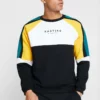 Kaotiko UNISEX - Sweatshirt - Black/white/yellow