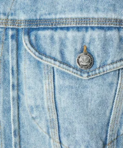 Kaotiko JACKET LASER VINTAGE UNISEX - Jeansjacke - Light Blue Denim -Kaotiko || Fire & Glory Populaire Magasin 60189cf5e45f4f5ea62697d893991c37