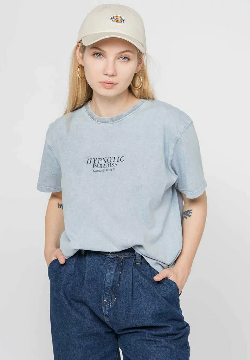 Kaotiko T-Shirt Print - Grau - Unisex 3 Kaotiko T-Shirt Print - Grau - Unisex