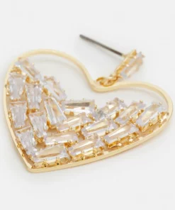 Fire & Glory FGSOFIA EARRINGS - Ohrringe - Gold-coloured/clear - Damen -Kaotiko || Fire & Glory Populaire Magasin 67db571e02484a4db4c20e5c69908747