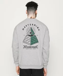 Kaotiko - Herren CREW MASTERMIND PYRAMID - Sweatshirt - Grey Vigore -Kaotiko || Fire & Glory Populaire Magasin 68a8fb9256dc4ea29c86624d87155dfd