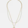 Fire & Glory - Damen TEDDI COMBI NECKLACE - Halskette - Gold-coloured