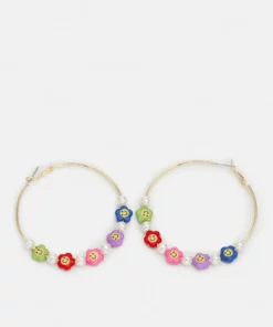 Fire & Glory - Damen LENE HOOPS EARRINGS - Ohrringe - Gold-coloured/multi-coloured