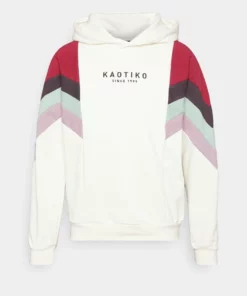 Kaotiko || Fire & Glory Populaire Magasin 53 Kaotiko SUD CAP EWAN UNISEX - Sweatshirt - Marfil/burgundy/grey