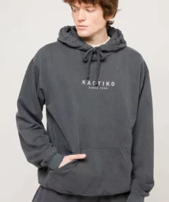 Kaotiko - Herren Kapuzenpullover - Washed Black