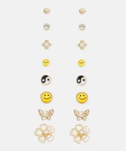 Fire & Glory - Damen EARRINGS 10 PACK - Ohrringe - Gold-coloured/multi