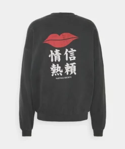 Kaotiko CREW JAPAN LIPS UNISEX - Sweatshirt - Black Wash 13 Kaotiko CREW JAPAN LIPS UNISEX - Sweatshirt - Black Wash -Kaotiko || Fire & Glory Populaire Magasin 6f8b530b587343b19b7fb6016a5933ca