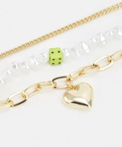 Fire & Glory - Damen SMULLI COMBI NECKLACE - Halskette - Gold-coloured -Kaotiko || Fire & Glory Populaire Magasin 73150133f2b4422998c8c0e1d4f89db4