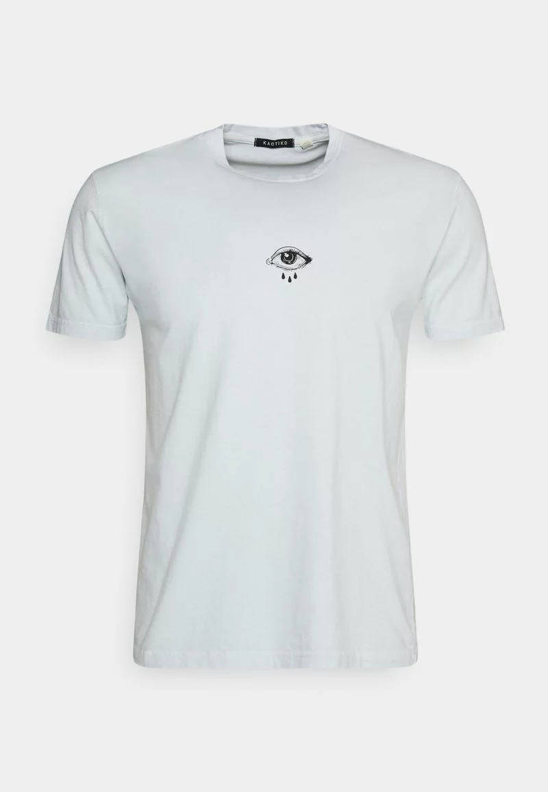 Kaotiko WASHED CELESTIAL DOOR UNISEX - T-Shirt Print - White 3 Kaotiko WASHED CELESTIAL DOOR UNISEX - T-Shirt Print - White