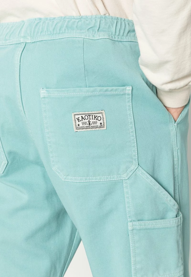 Kaotiko PANT CARPENTER - Stoffhose - Aqua Green - Unisex 7 Kaotiko PANT CARPENTER - Stoffhose - Aqua Green - Unisex – Bild 5