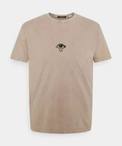 Kaotiko - Unisex WASHED CELESTIAL DOOR - T-Shirt Print - Hueso