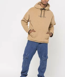 Kaotiko Kapuzenpullover - Hellbraun - Unisex