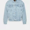 Kaotiko JACKET LASER VINTAGE UNISEX - Jeansjacke - Light Blue Denim -Kaotiko || Fire & Glory Populaire Magasin 761f483b7efd40319bd0c127a8099624