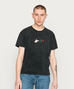 Kaotiko WASHED SHOOT LOVE UNISEX - T-Shirt Print - Black