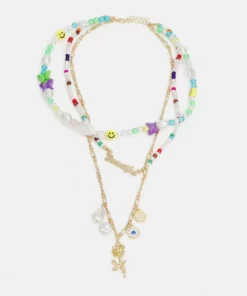 Fire & Glory TINA COMBI NECKLACE - Halskette - Gold-coloured/multi - Damen