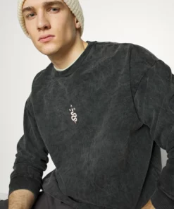 Kaotiko CREW WASHED PALM VIBES UNISEX - Sweatshirt - Black -Kaotiko || Fire & Glory Populaire Magasin 791da040fb0d4666bb1a2f0f92dfdb63