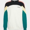 Kaotiko CREW DOWNTOWN UNISEX - Sweatshirt - Black/ivory