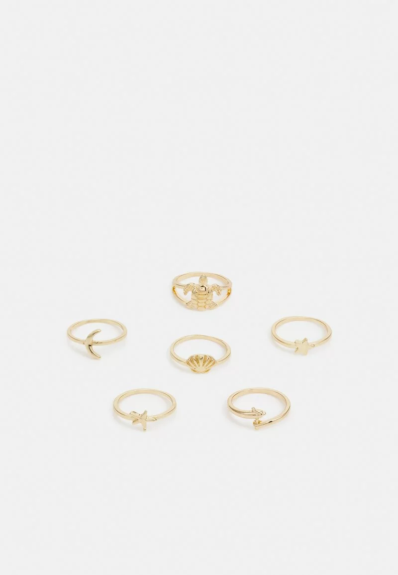 Fire & Glory FIFI 6 PACK - Ring - Gold-coloured - Damen 3 Fire & Glory FIFI 6 PACK - Ring - Gold-coloured - Damen