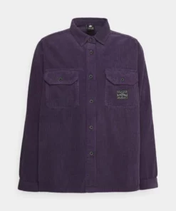 Kaotiko CAM CORDUROY UNISEX - Hemd - Lila