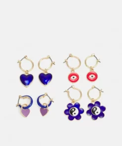 Fire & Glory - Damen FGCULINA EARRINGS 4 PACK - Ohrringe - Gold-coloured