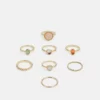 Fire & Glory - Damen FGFEMMA 8 PACK - Ring - Gold-coloured/multi -Kaotiko || Fire & Glory Populaire Magasin 7f72b41c1ff34075828b9fcab7a03a83