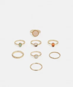 Fire & Glory - Damen FGFEMMA 8 PACK - Ring - Gold-coloured/multi