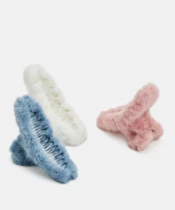 Fire & Glory - Damen FGFUGINA HAIRSHARK 3 PACK - Haar-Styling-Accessoires - Misty Rose/blue/white -Kaotiko || Fire & Glory Populaire Magasin 81614107c18e4a3d8ccd796873515fcf