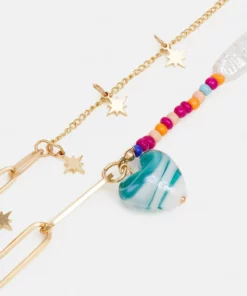 Fire & Glory LADY NECKLACE 2 PACK - Halskette - Gold-coloured/multi - Damen -Kaotiko || Fire & Glory Populaire Magasin 8435462af3db42f2b7139f73b93f30f0