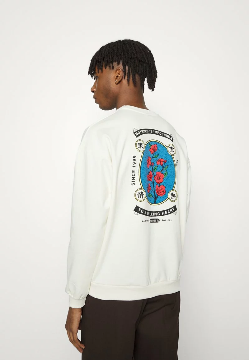 Kaotiko - Herren CREW WILLING HEART - Sweatshirt - Ivory 5 Kaotiko - Herren CREW WILLING HEART - Sweatshirt - Ivory – Bild 3