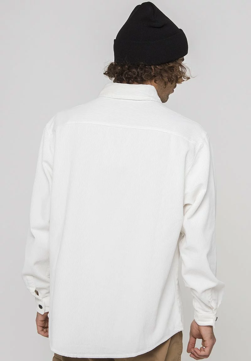 Kaotiko SNAKE ELFENBEIN - Hemd - Beige - Herren 4 Kaotiko SNAKE ELFENBEIN - Hemd - Beige - Herren – Bild 2