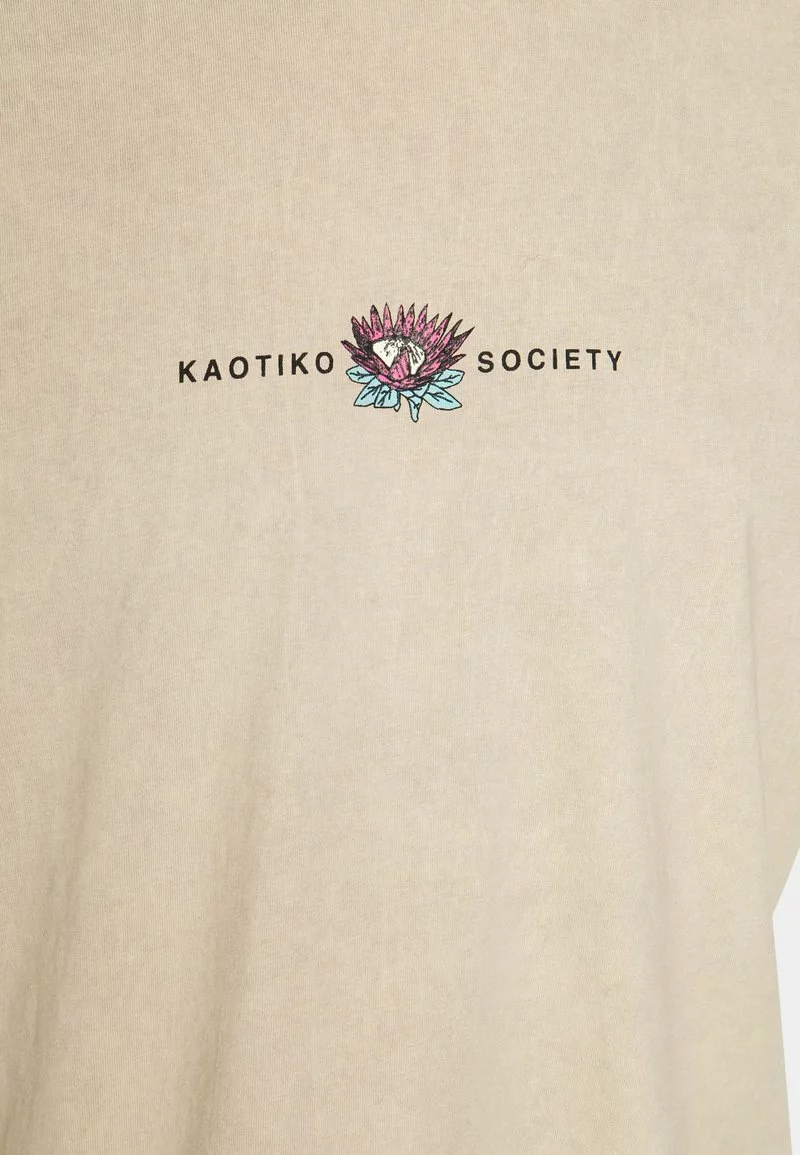 Kaotiko - Unisex WASHED TAJ MAHAL - T-Shirt Print - Stone 5 Kaotiko - Unisex WASHED TAJ MAHAL - T-Shirt Print - Stone – Bild 3