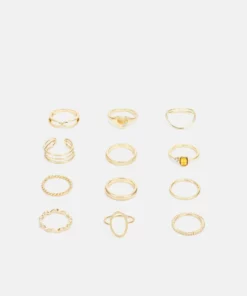 Fire & Glory - Damen VIVIAN 12 PACK - Ring - Gold-coloured