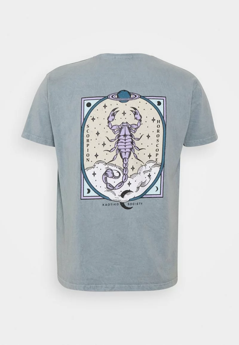 Kaotiko - Herren WASHED SCORPION UNISEX - T-Shirt Print - Acero 4 Kaotiko - Herren WASHED SCORPION UNISEX - T-Shirt Print - Acero – Bild 2