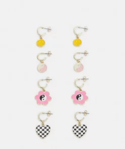 Fire & Glory FGQULLIA EARRINGS 4 PACK - Ohrringe - Gold-coloured - Damen