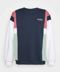 Kaotiko CREW PORTLAND - Sweatshirt - Navy/burgundy - Herren -Kaotiko || Fire & Glory Populaire Magasin 8ef7cf9b22f44cc3a0bb3c3475314953