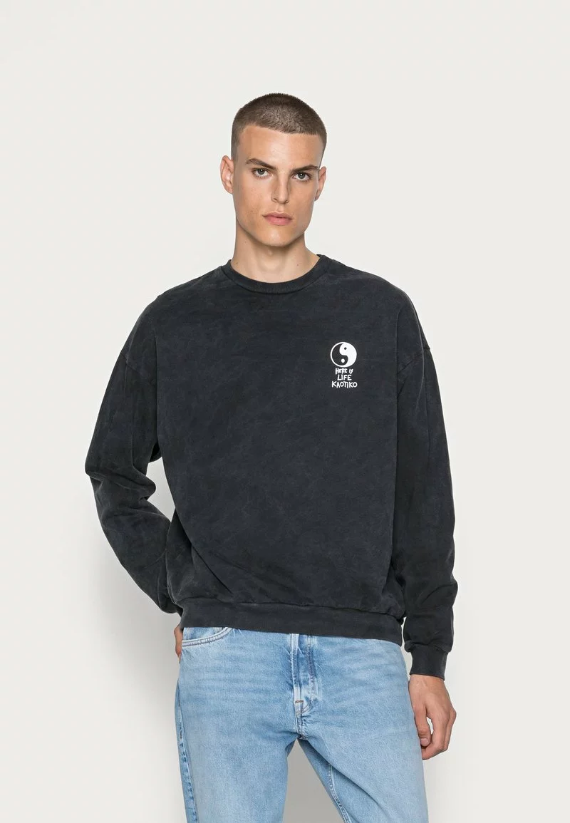 Kaotiko - Herren CREW WHERE IS LIFE - Sweatshirt - Black 3 Kaotiko - Herren CREW WHERE IS LIFE - Sweatshirt - Black