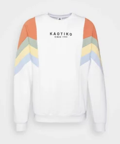 Kaotiko UNISEX CREW SEATTLE - Sweatshirt - White -Kaotiko || Fire & Glory Populaire Magasin 91e6a061db5a4f51844a513f26401907