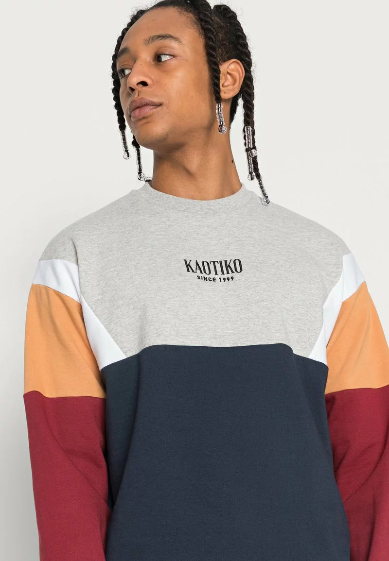 Kaotiko - Herren CREW WESTPORT - Sweatshirt - White/navy/ Grey Vigore 7 Kaotiko - Herren CREW WESTPORT - Sweatshirt - White/navy/ Grey Vigore – Bild 5