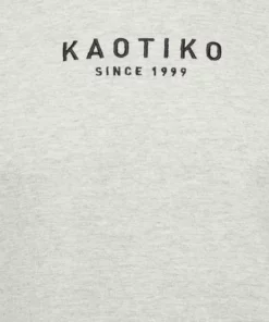 Kaotiko CREW WALKER UNISEX - Sweatshirt - Grey/mostaza/black -Kaotiko || Fire & Glory Populaire Magasin 980b9b22801343e681567379af1e53ef