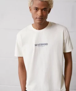 Kaotiko NEVERMIND UNISEX - T-Shirt Print - Ivory