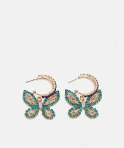 Fire & Glory - Damen FGBUTTERFLY HOOP - Ohrringe - Gold-coloured