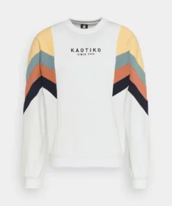Kaotiko CREW SEATTLE UNISEX - Sweatshirt - White -Kaotiko || Fire & Glory Populaire Magasin 9ce27f03ca5843cfbdd6fc7a69d13ba5