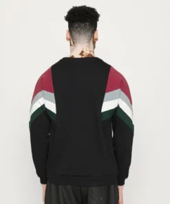 Kaotiko - Herren CREW SEATTLE - Sweatshirt - Black/burgundy -Kaotiko || Fire & Glory Populaire Magasin 9e23f432bef44b948cf20aa23b8ec3c6