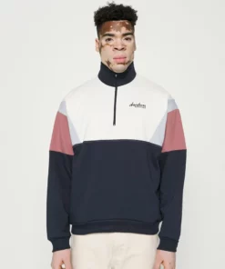 Kaotiko - Herren CREW COLIN - Sweatshirt - Navy/baby Blue