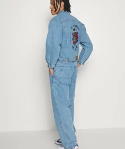 Kaotiko JACKET VINTAGE STAY TRUE UNISEX - Jeansjacke - Blue