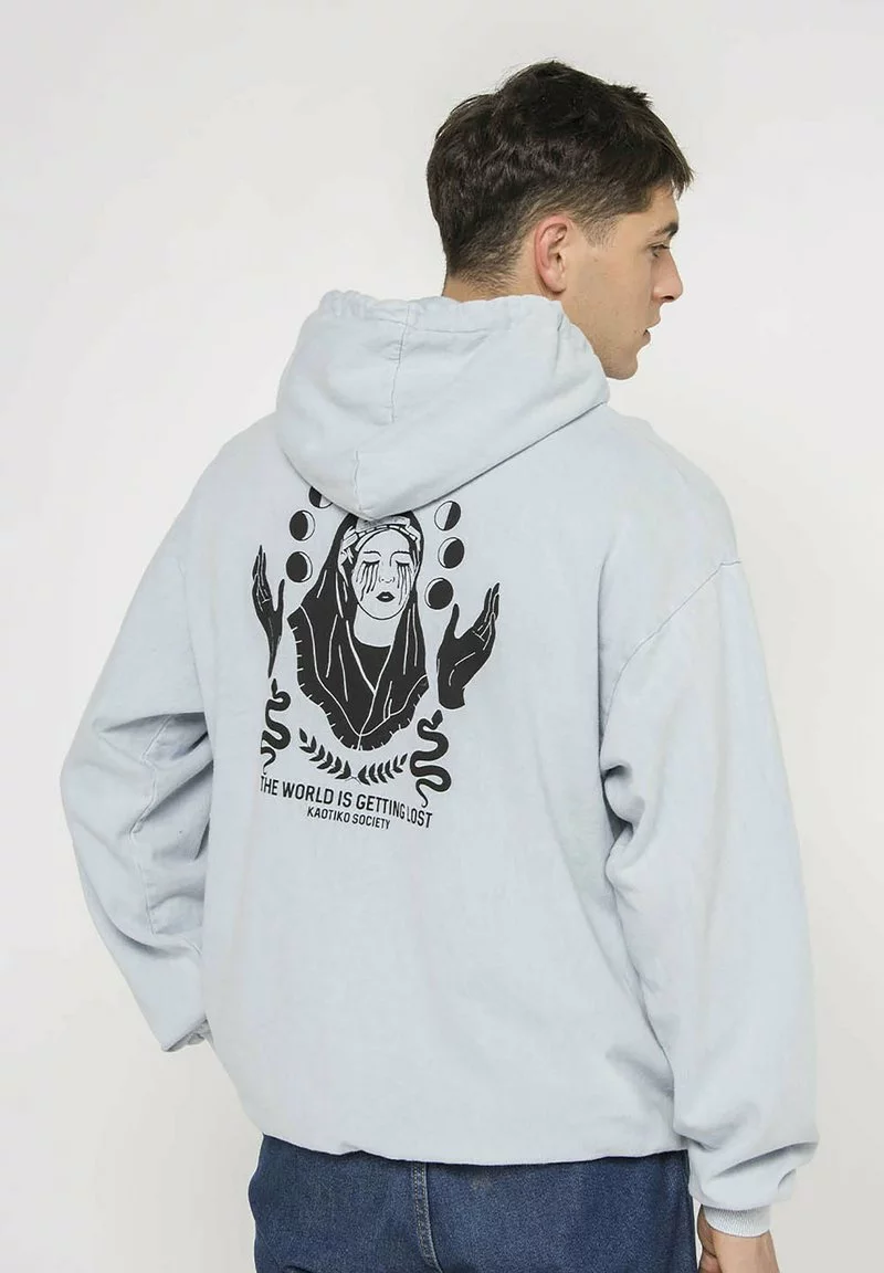 Kaotiko - Unisex Cap. Whased Virgin Steel - Kapuzenpullover - Grau 4 Kaotiko - Unisex Cap. Whased Virgin Steel - Kapuzenpullover - Grau – Bild 2