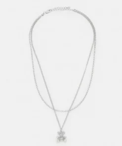 Fire & Glory - Damen TEDDI COMBI NECKLACE - Halskette - Silver-coloured