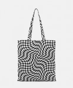 Fire & Glory - Damen HAPPIE TOTE BAG - Shopping Bag - Black/white