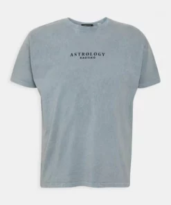 Kaotiko - Herren WASHED SCORPION UNISEX - T-Shirt Print - Acero