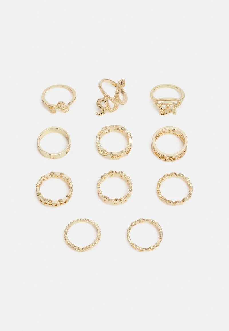 Fire & Glory FGSTARRA 11 PACK - Ring - Gold-coloured - Damen 3 Fire & Glory FGSTARRA 11 PACK - Ring - Gold-coloured - Damen